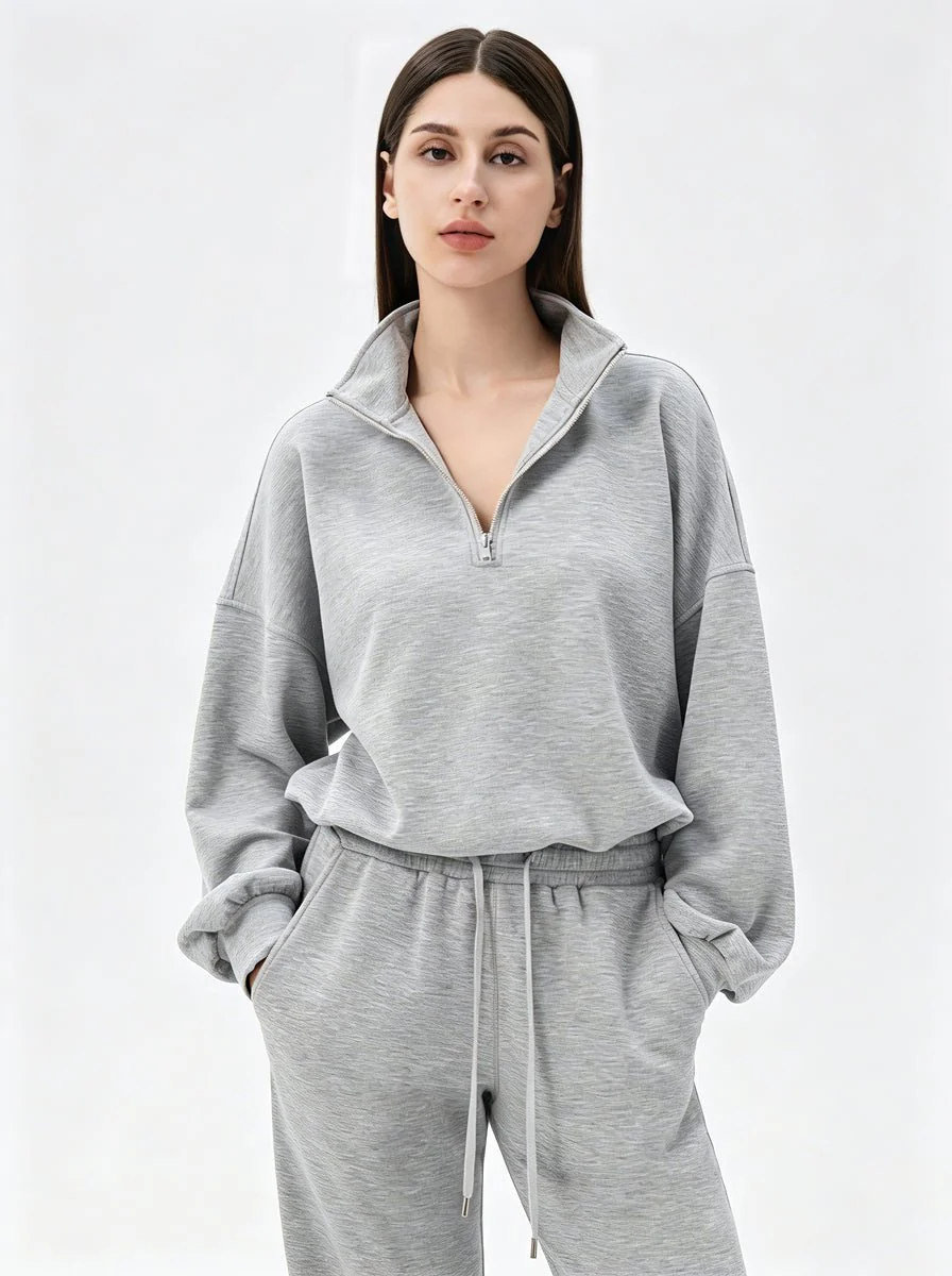 Casual Quarter Zip Pullover - Imagen 3