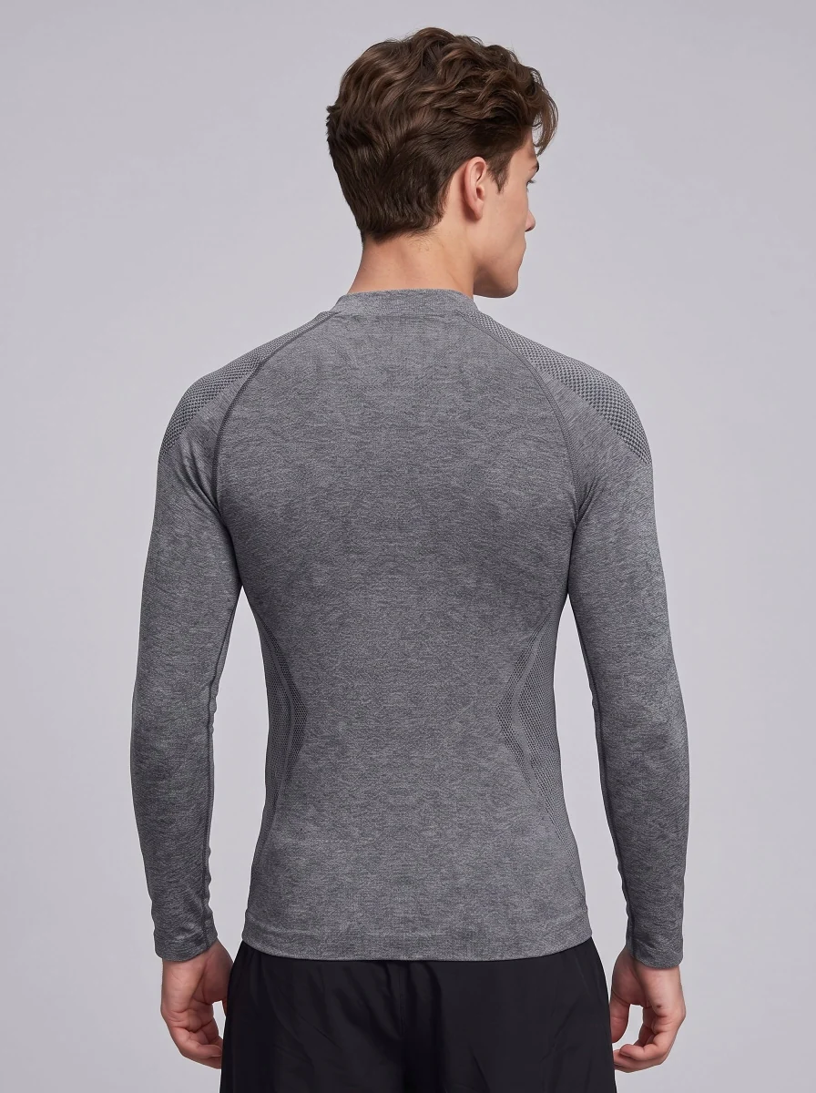 Men's Seamless Quarter Zip Sweatshirt - Imagen 7