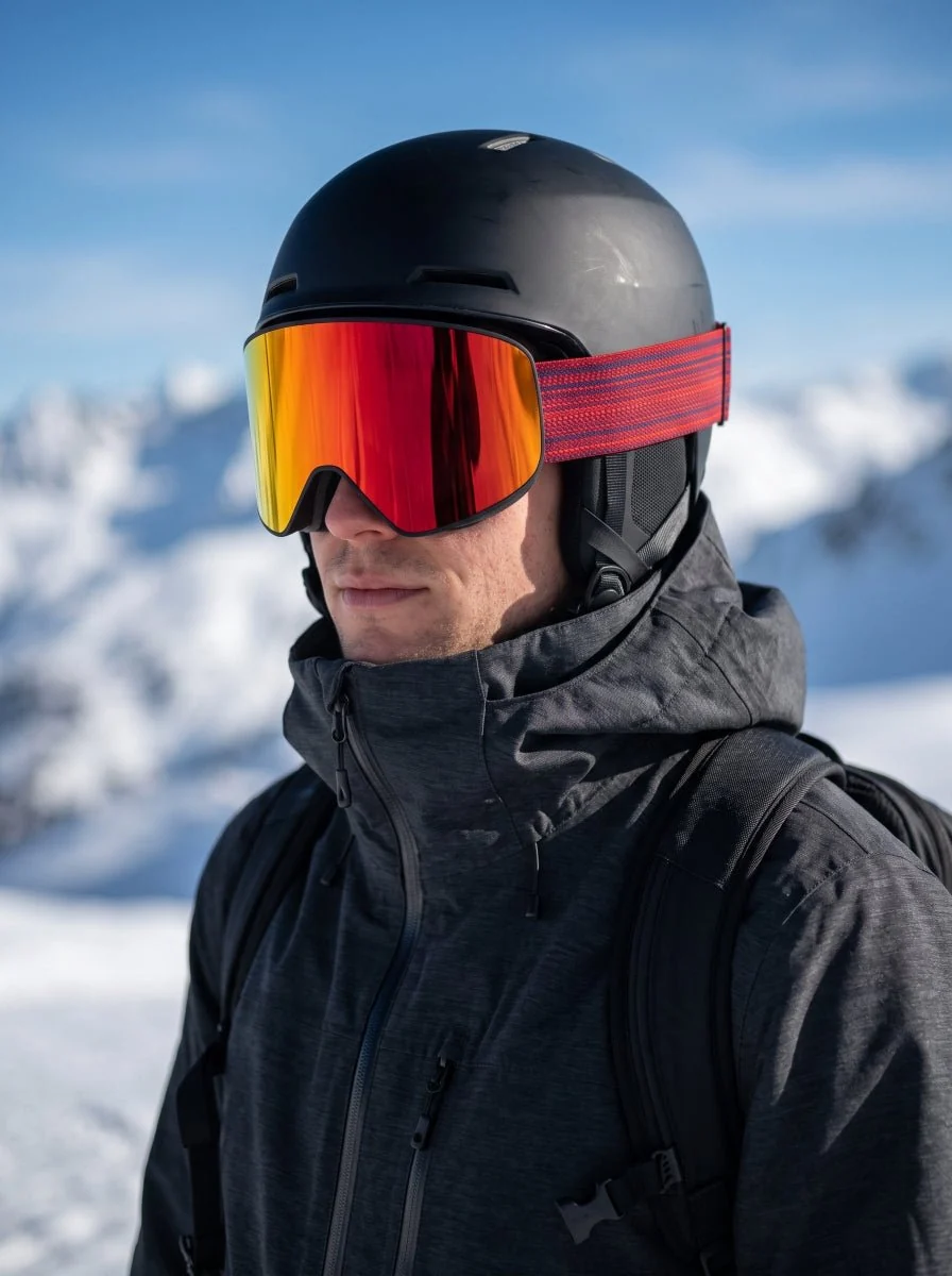 HD Double‑Layer Anti‑Fog Anti‑Scratch Ski Snow Goggles
