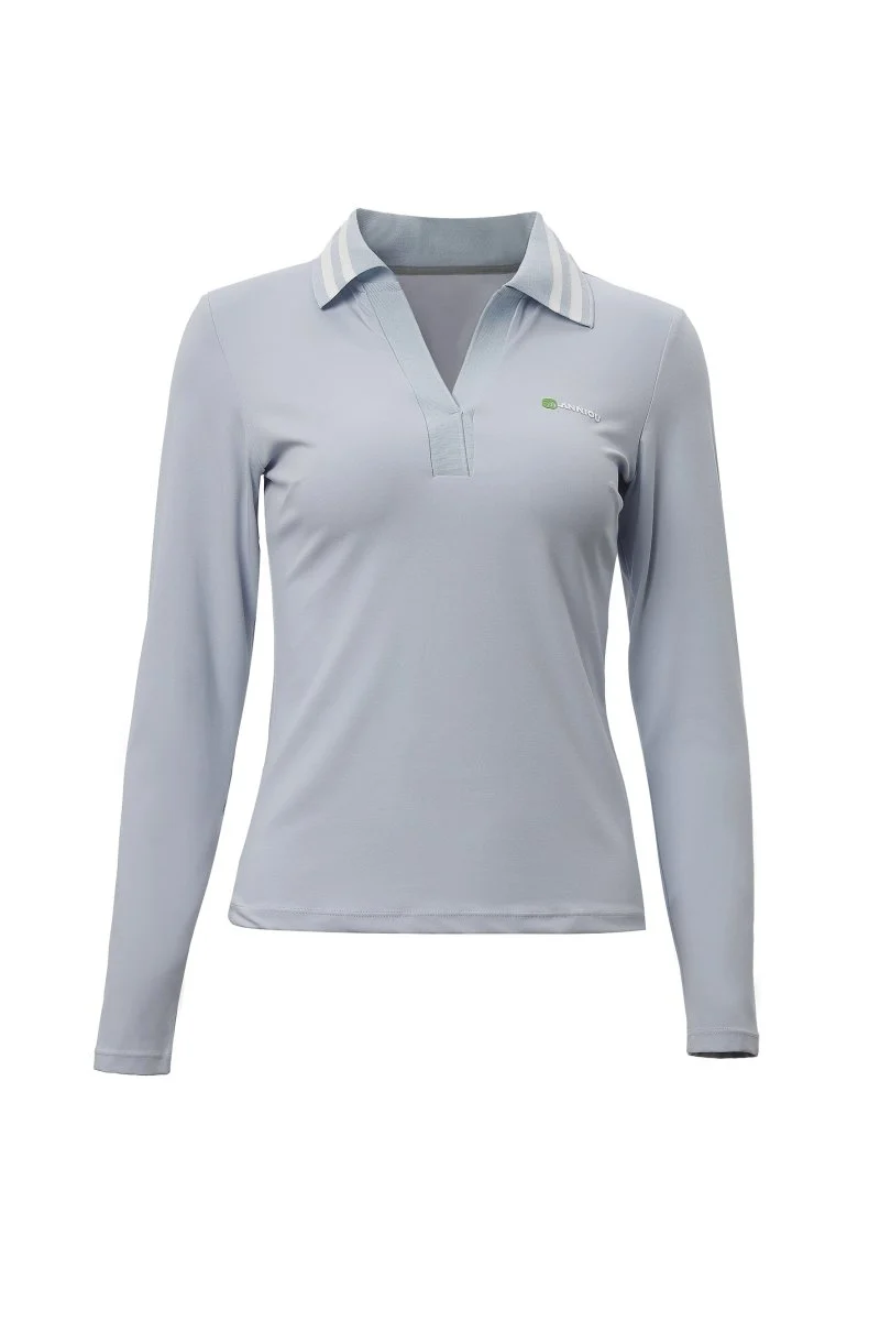 UPF 50+ Long-Sleeve Pickleball Polo - Imagen 6