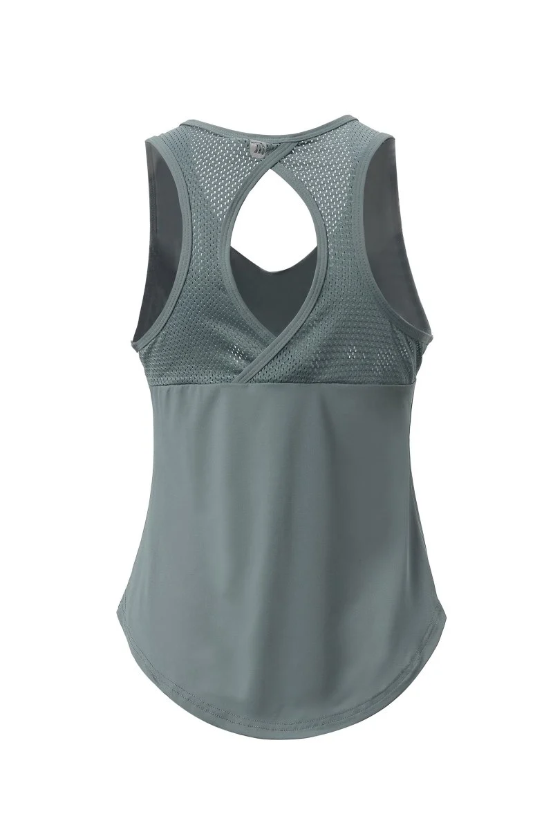 Sleeveless Athletic Yoga Top - Imagen 7