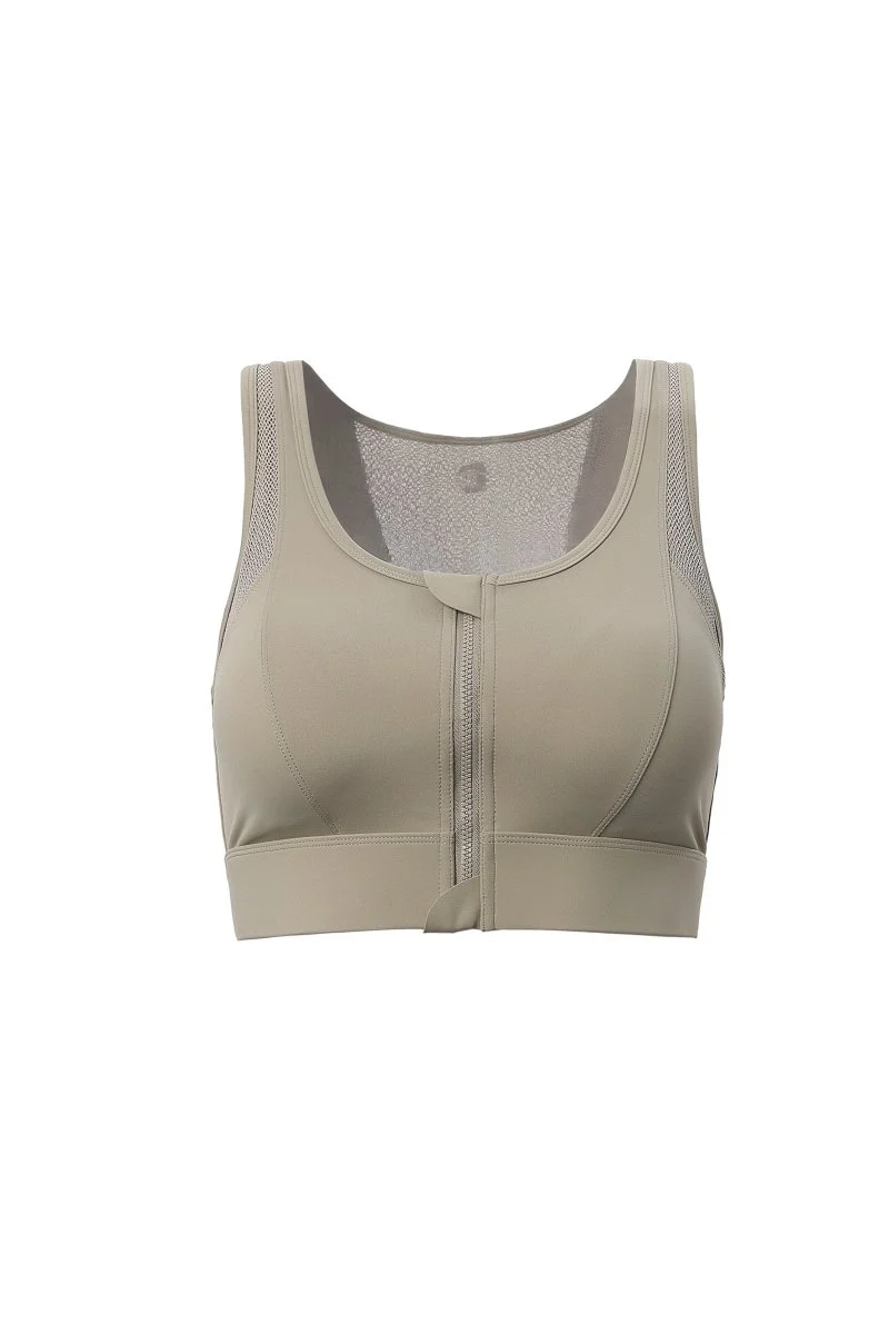 Women's Zip Front Sports Bra - Imagen 6