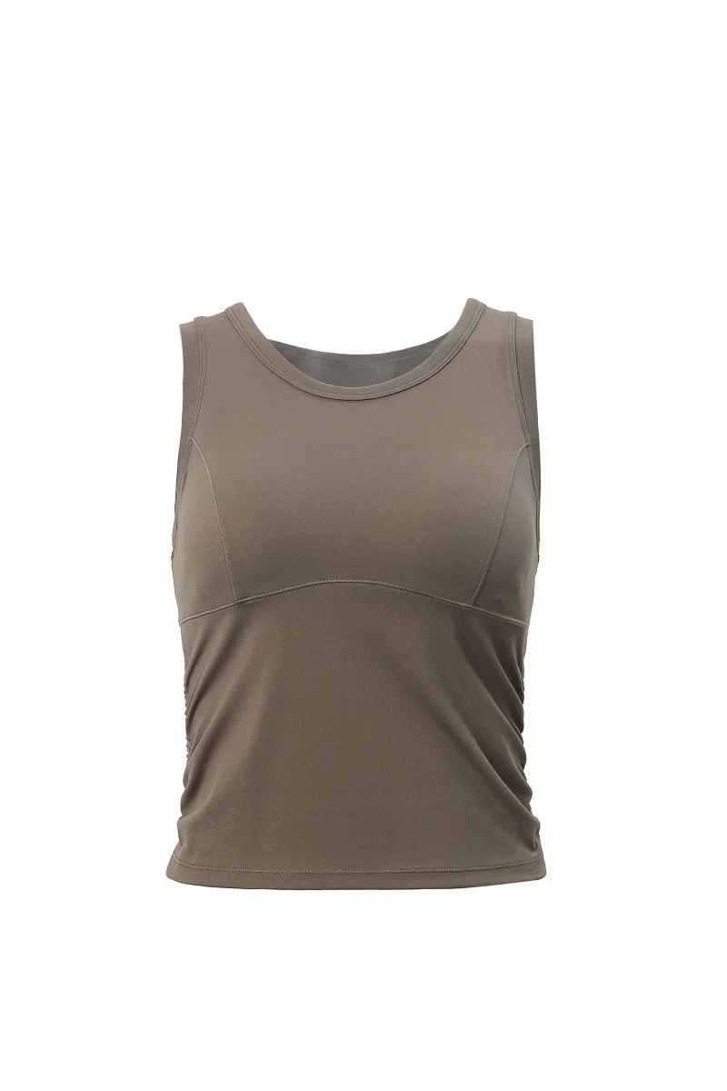Side Ruched Sports Tank - Imagen 6