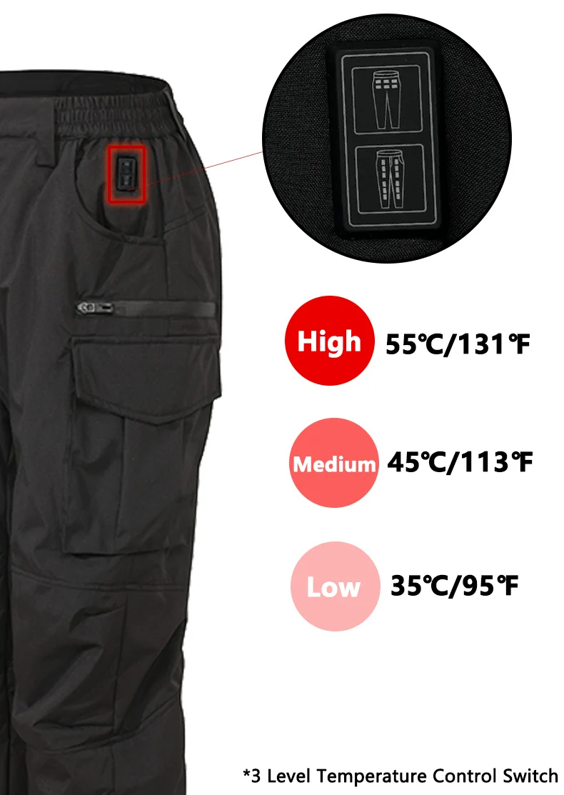 Heated Cargo Pants - Imagen 7