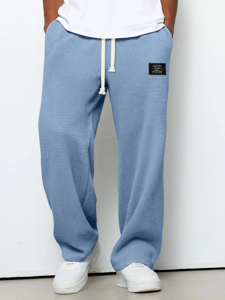Pantalones Anchos Texturizados - Lorenzo
