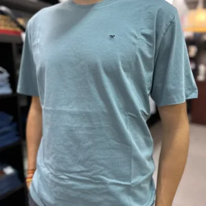 CAMISETA SILBON BASICA AZUL