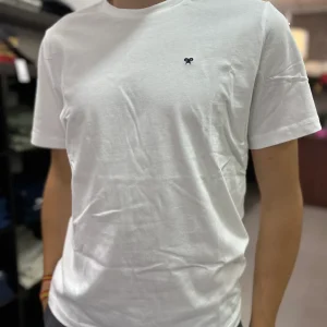 CAMISETA SILBON BASICA BLANCA