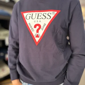 SUDADERA GUESS BASICA AZUL MARINA