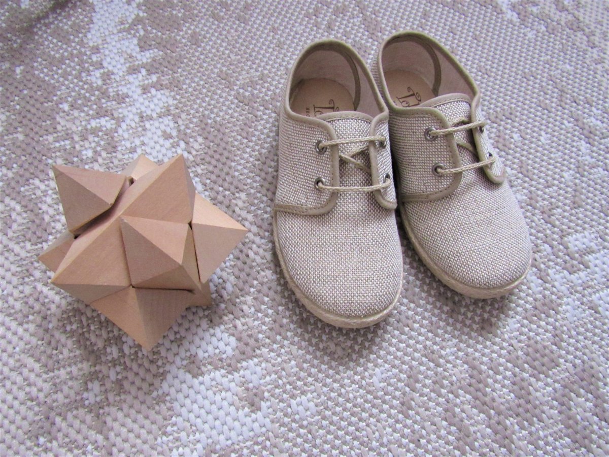 Blucher de lino tokolate - Imagen 7