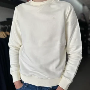 SUDADERA SILBON CREMA LOGO RIZADO