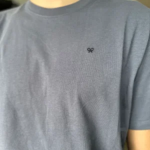 CAMISETA SILBON BASICA AZUL INDIGO