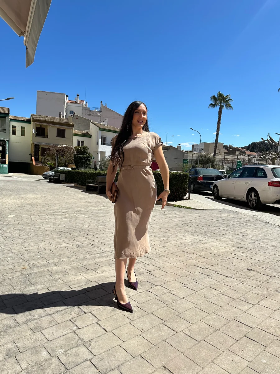 VESTIDO GUESS CON CINTURÓN - Imagen 9