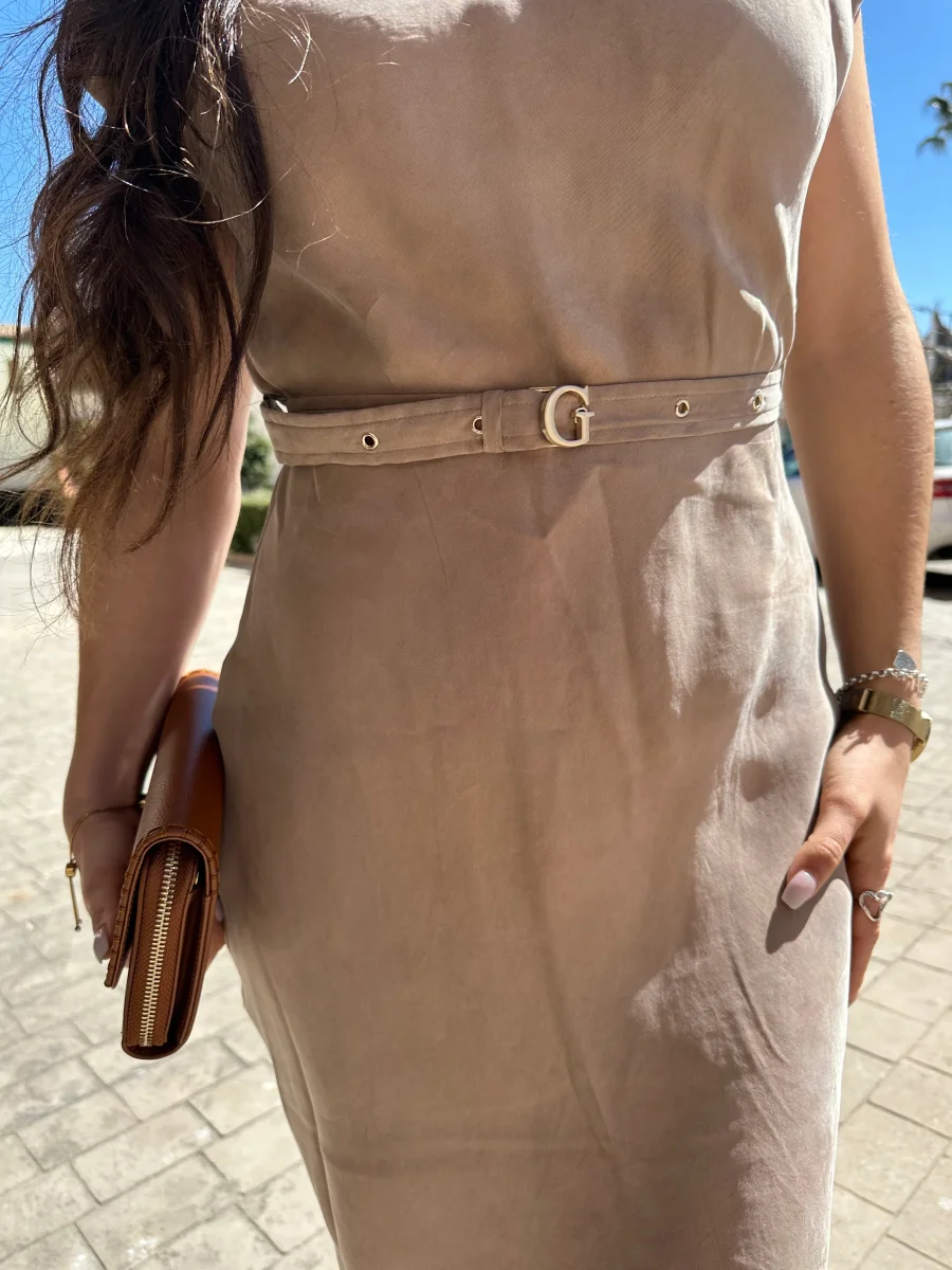 VESTIDO GUESS CON CINTURÓN - Imagen 3