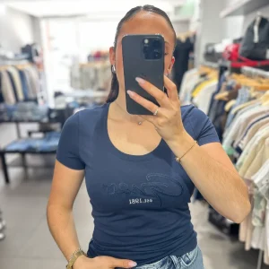 Camiseta Guess Marina logo bordado