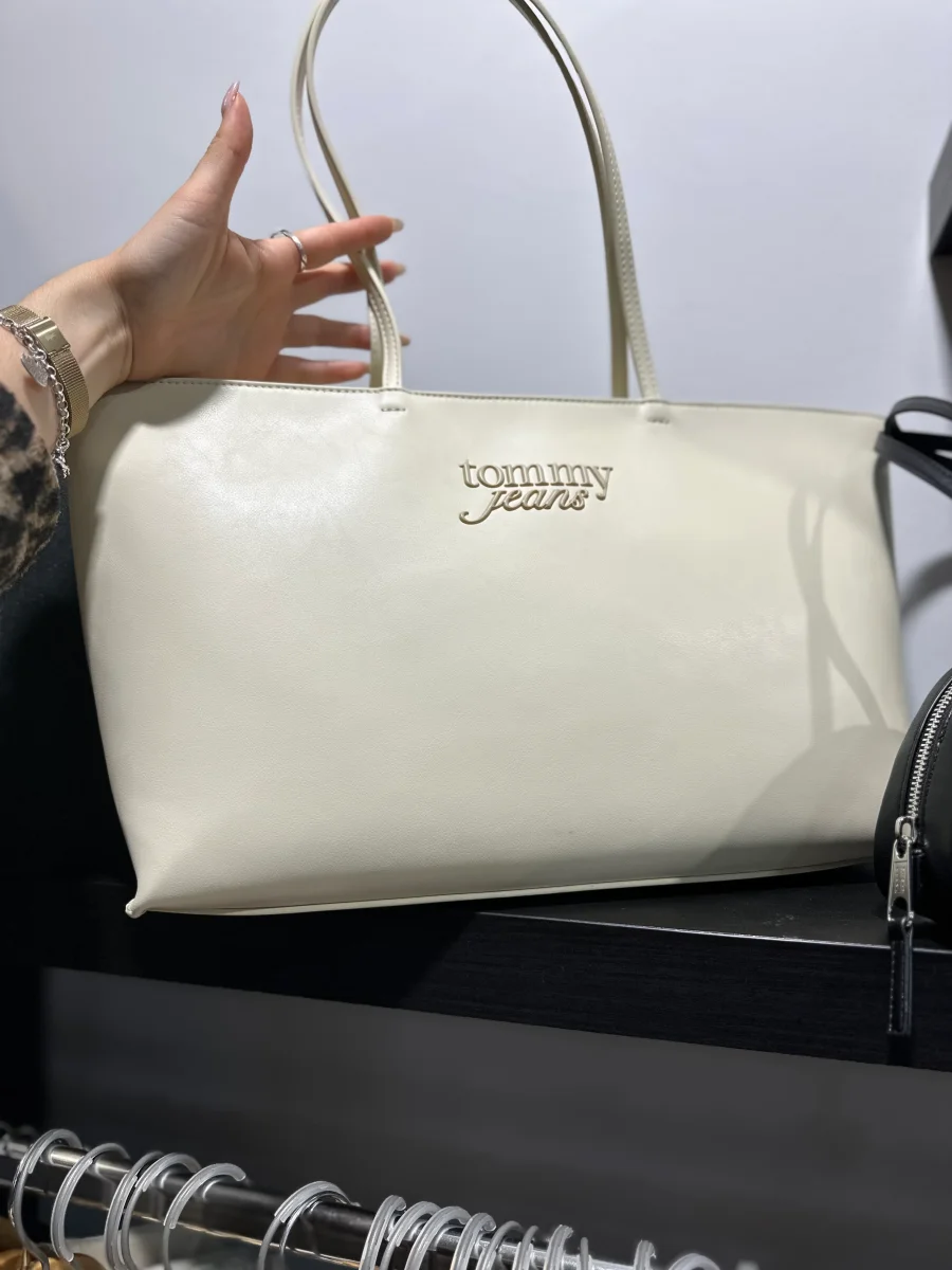 BOLSO TOMMY CREMA GRANDE - Imagen 2