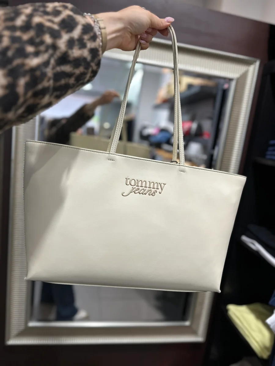 BOLSO TOMMY CREMA GRANDE - Imagen 4