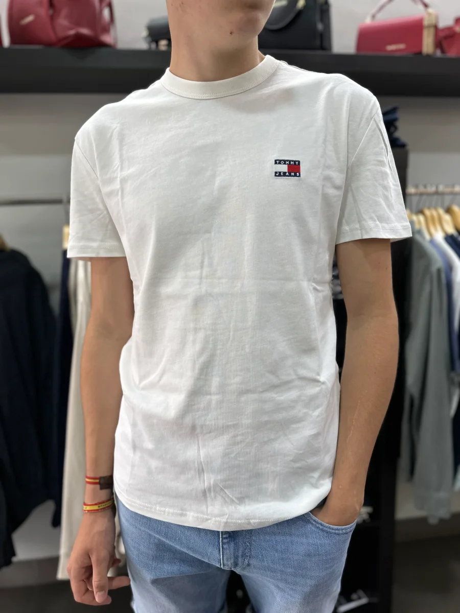 CAMISETA TOMMY BOANCA LOGO BORDADO - Imagen 2