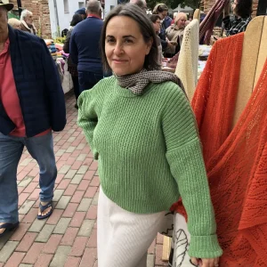Jersey perlado, verde