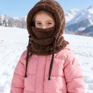 Kids Plush Balaclava Hat