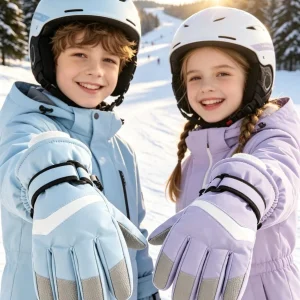 Children Thermal Insulated Ski Gloves