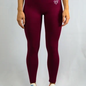 EliteFlex Push Up Leggings Burdeos