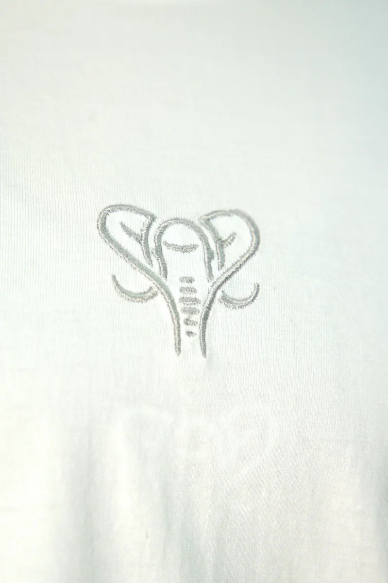 Oversize Foundation T-shirt Snow - Imagen 6