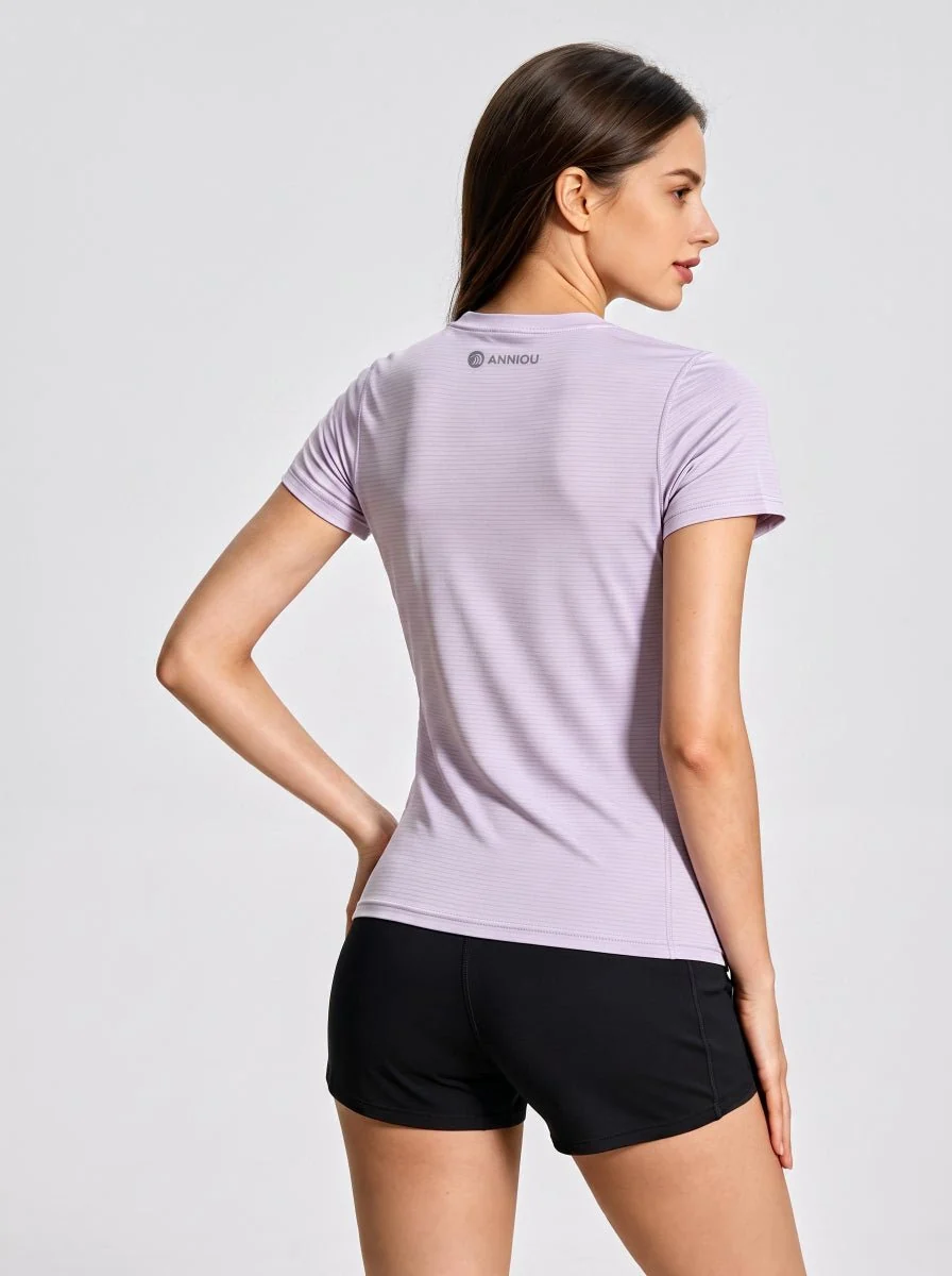 Women Short Sleeve Running Sports T‑Shirt - Imagen 6