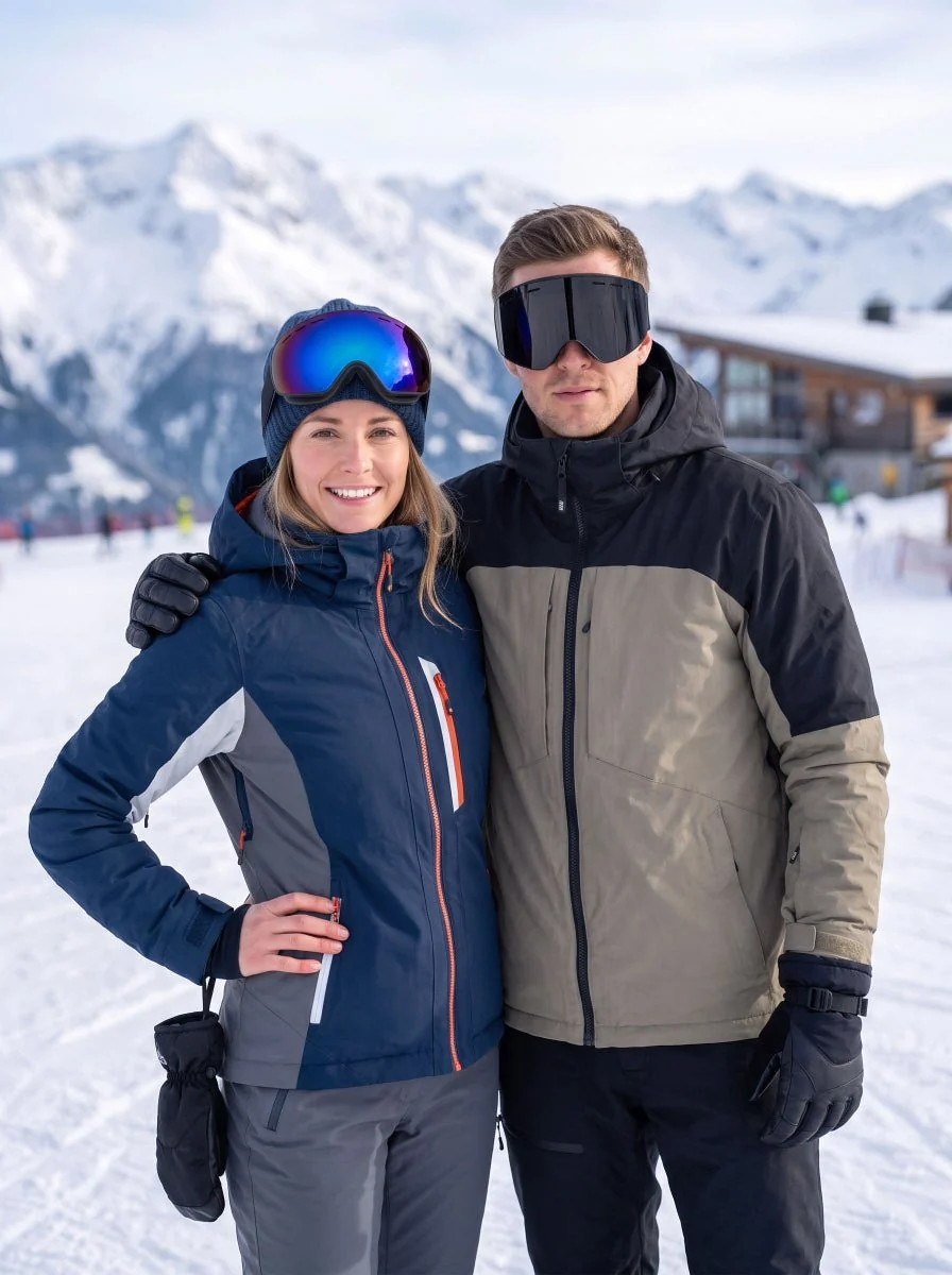 Large View Spherical Anti‑Fog UV Ski Goggles - Imagen 2