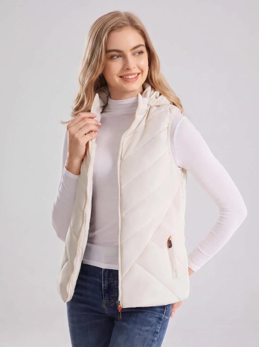 Women's Hooded Heated Gilet - Imagen 5