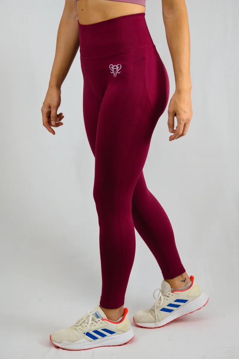 EliteFlex Push Up Leggings Burdeos - Imagen 4