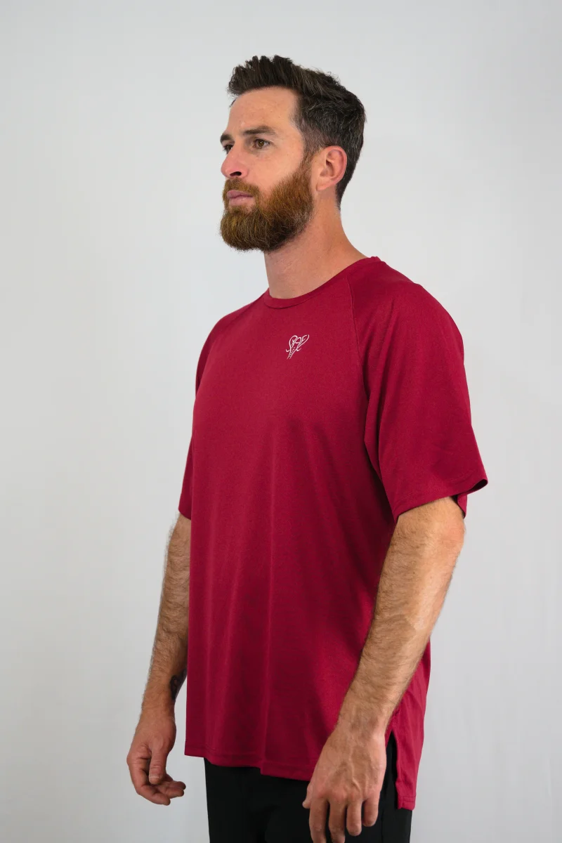 AeroFit OS T-shirt Crimson - Imagen 2