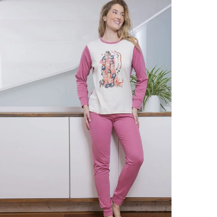 Pijama Mujer Interlock de Muslher. 246634