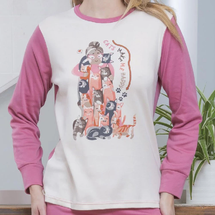 Pijama Mujer Interlock de Muslher. 246634 - Imagen 3