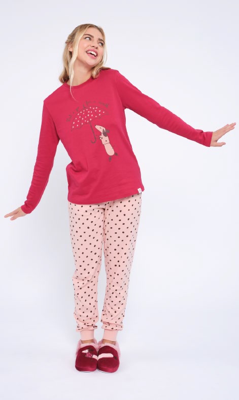 Pijama MUYDEMI Señora 592035 invierno - Imagen 2