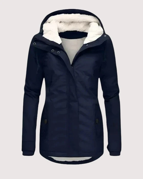 Abrigo impermeable con capucha – Giulia - Imagen 4