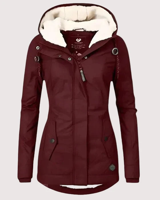 Abrigo impermeable con capucha – Giulia - Imagen 7