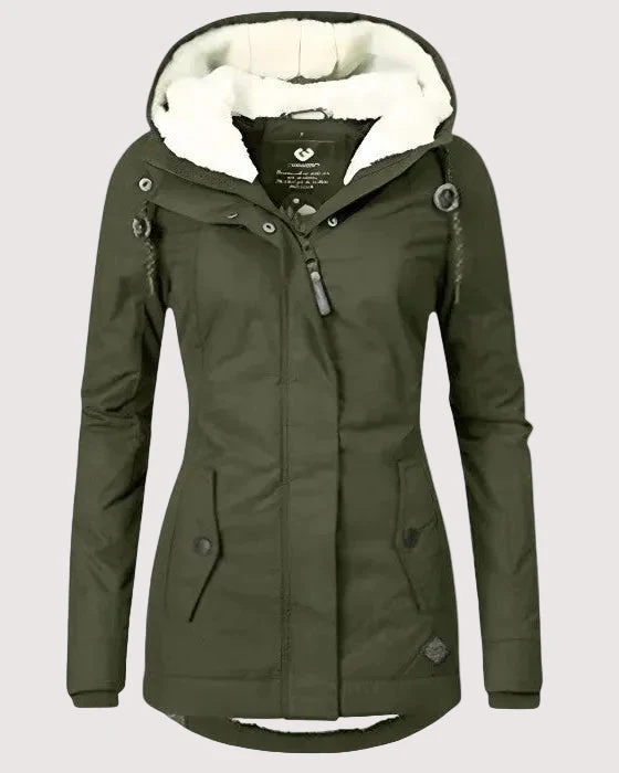 Abrigo impermeable con capucha – Giulia - Imagen 6
