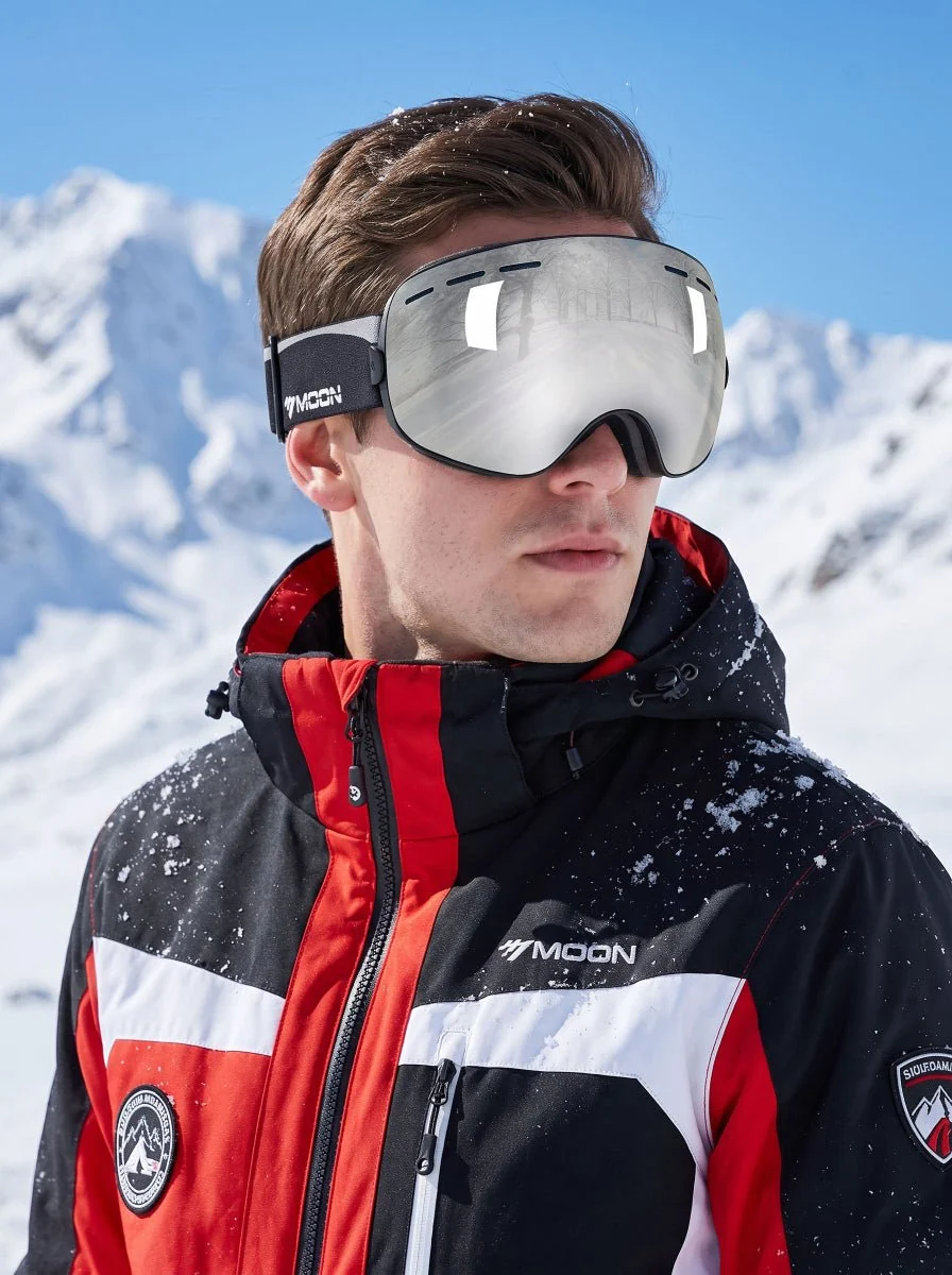 Double‑Layer Anti‑Fog Spherical Ski Goggles - Imagen 3