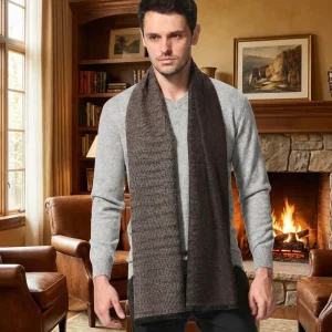 Men Mulberry Silk Scarf