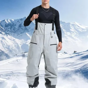 Men's Waterproof Snowboard Bib Pants