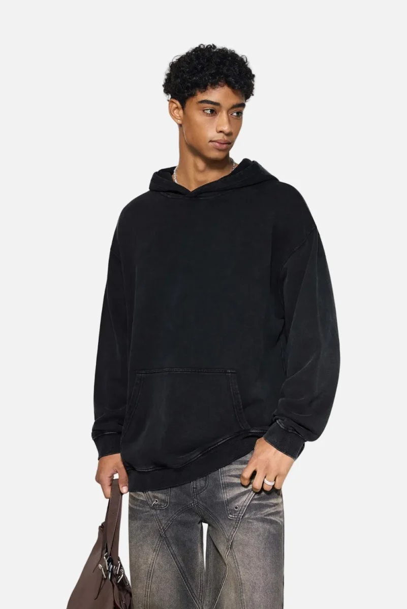 Heavyweight Wax-Dyed Vintage Hoodie - Imagen 3