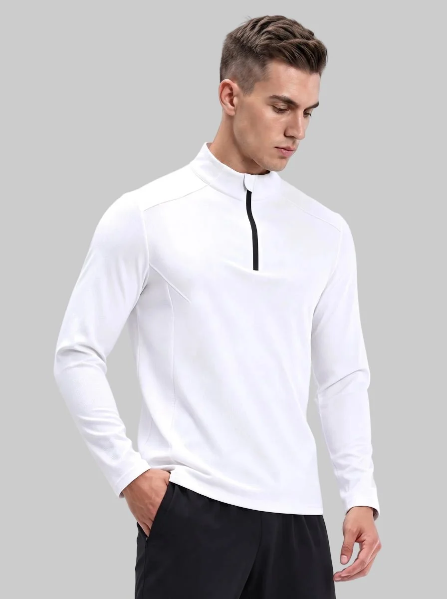 Quarter Zip Long Sleeve Sweatshirt - Imagen 8