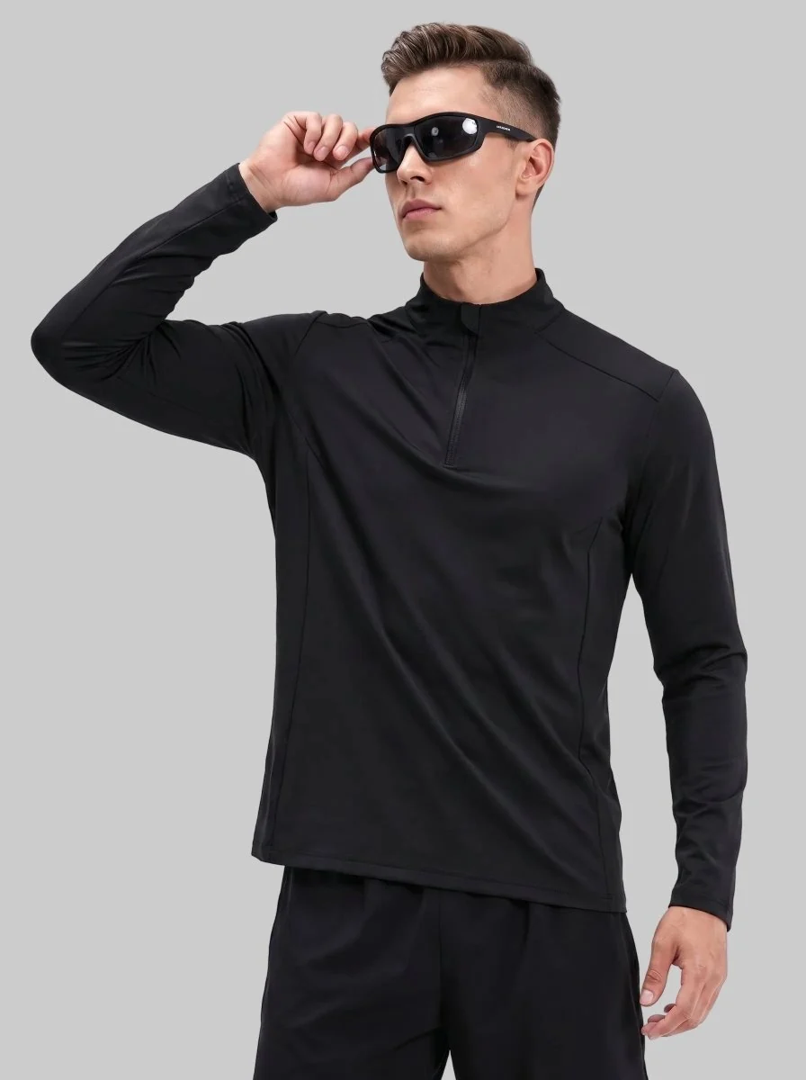 Quarter Zip Long Sleeve Sweatshirt - Imagen 5