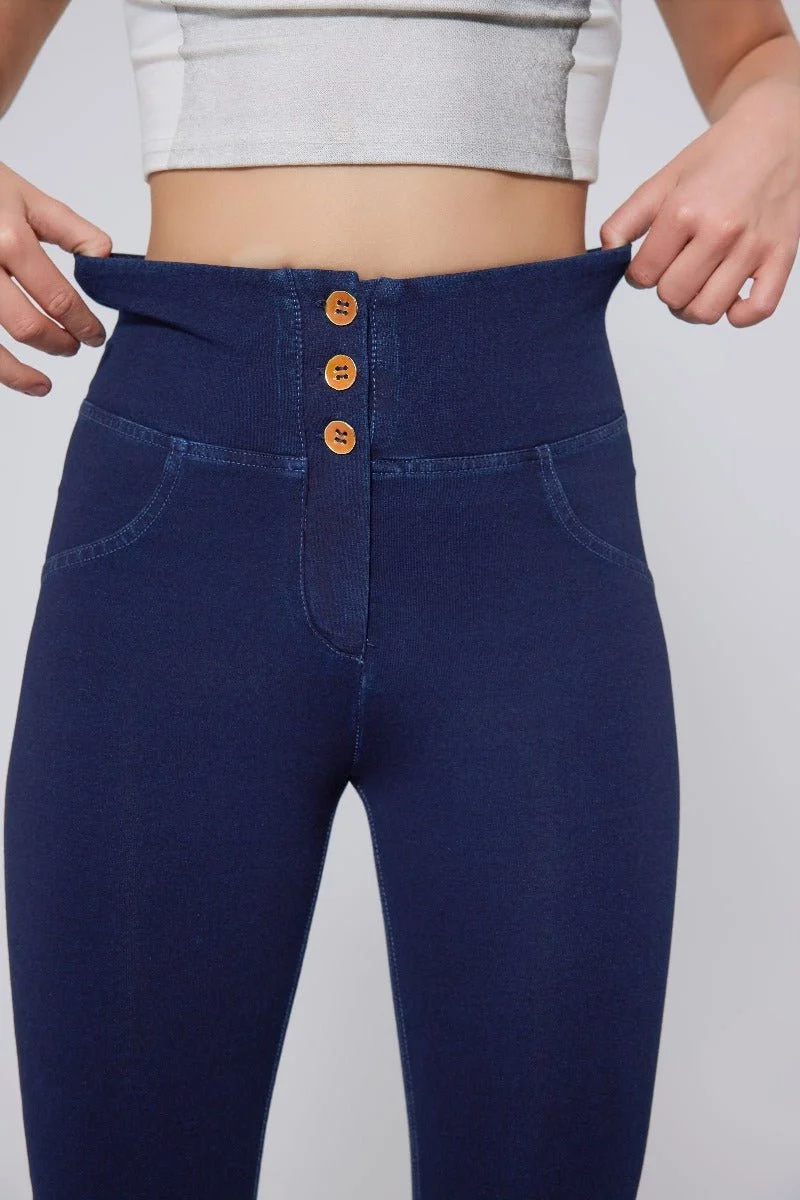 High Waist Straight Flare Jeans - Imagen 3