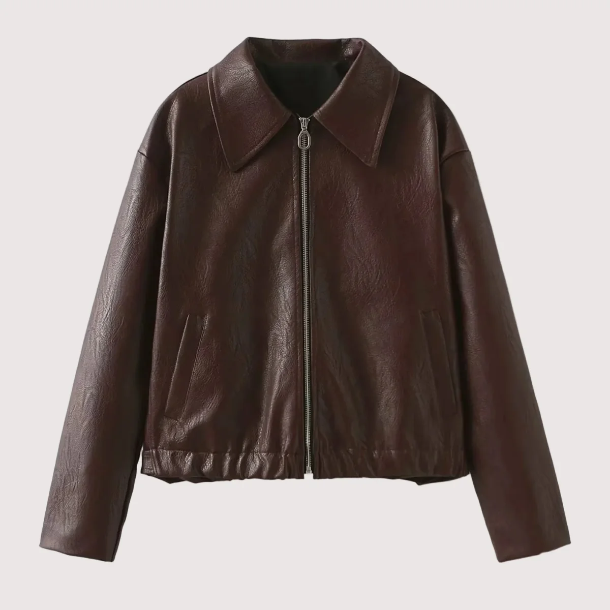 Chaqueta Vintage de Ecopiel Rubina – Rubí - Imagen 3