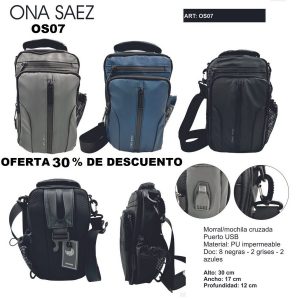 OS07 BANDOLERA MOCHILA ONA SAEZ