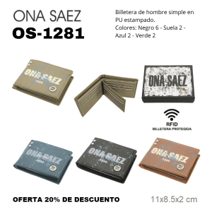 OS1281 BILLETERA DE HOMBRE ONA SAEZ