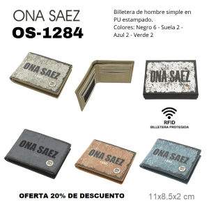 OS1284 BILLETERA DE HOMBRE ONA SAEZ