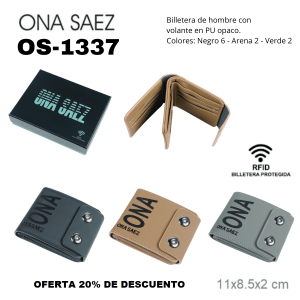 OS1337 BILLETERA DE HOMBRE ONA SAEZ