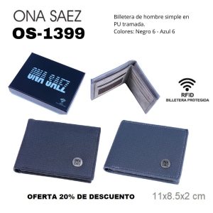 OS1399 BILLETERA DE HOMBRE ONA SAEZ